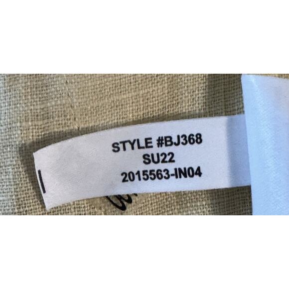 J. Crew Blazer Unstructured Parke 100% Linen Jacket Pale Yellow Women Size 6 NWT - Picture 10 of 10